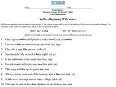 Inflectional Endings Ed Ing Lesson Plans &  Worksheets