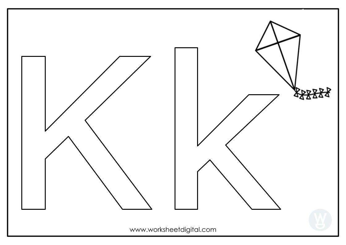 Letter K Worksheet - Worksheet Digital