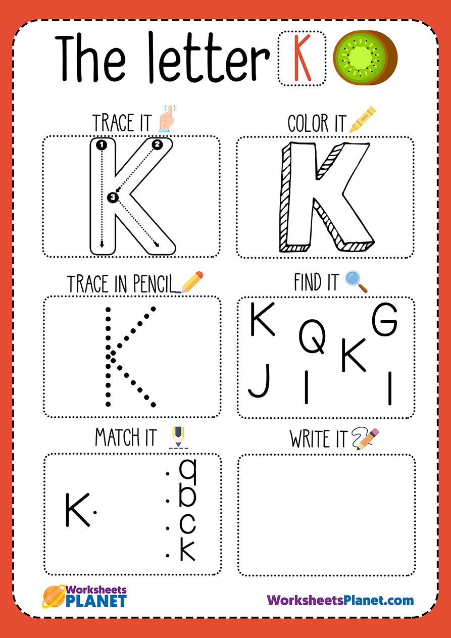initial k worksheet