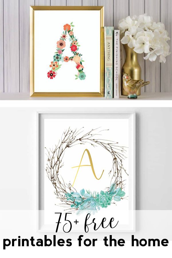Free Printables for the Home