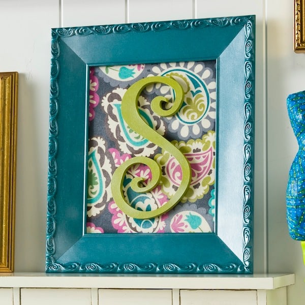 Easy Initial Wall Art on a Budget - Mod Podge Rocks