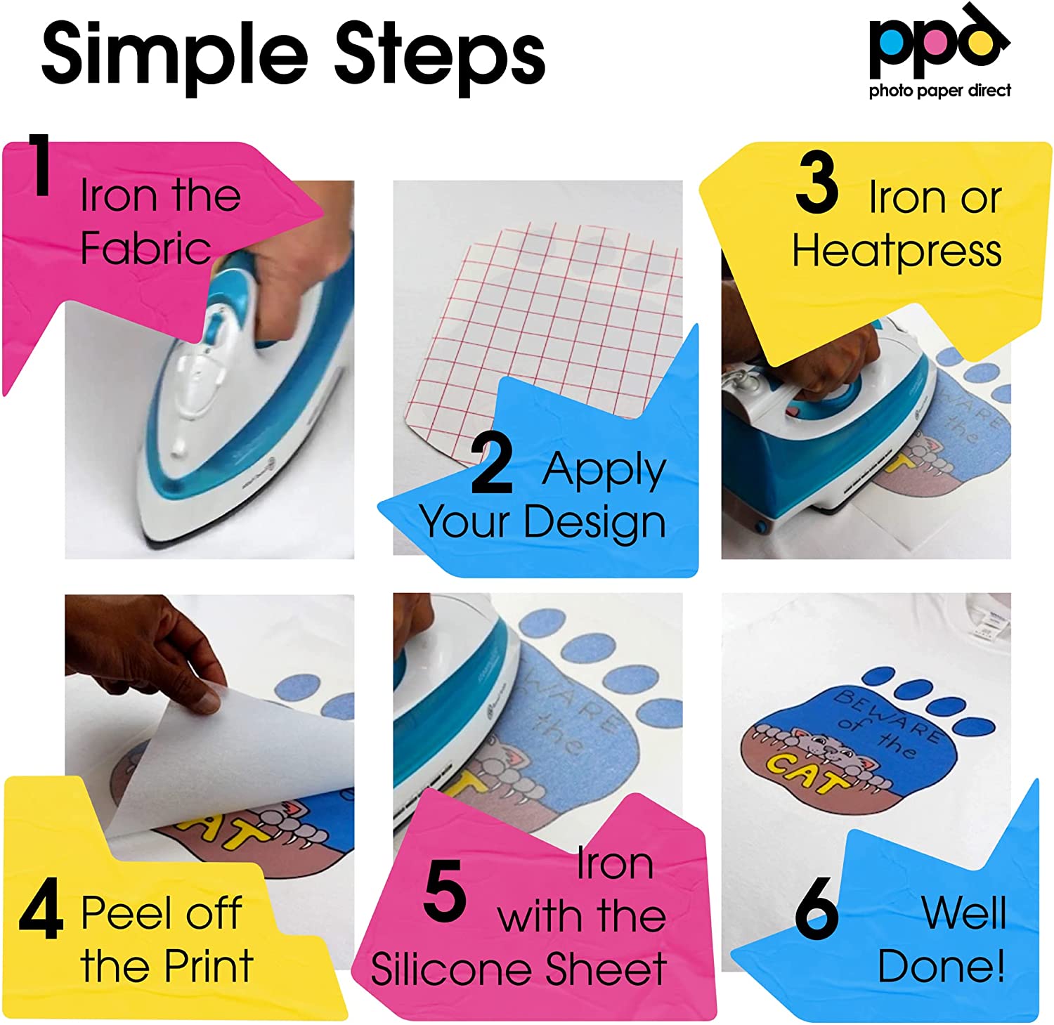 inkjet iron on transfer paper