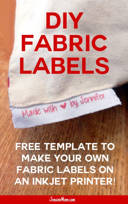 inkjet printable fabric labels