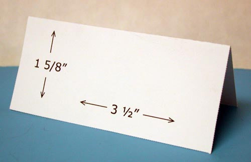 inkjet printable place cards