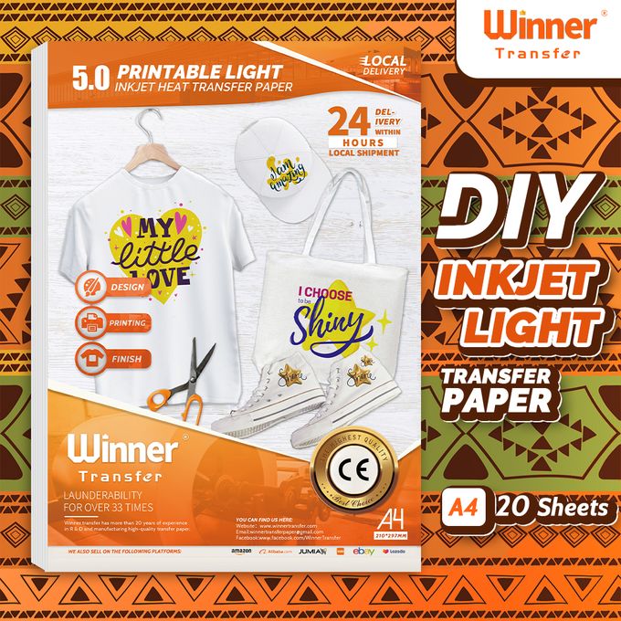 inkjet transfer paper for heat press