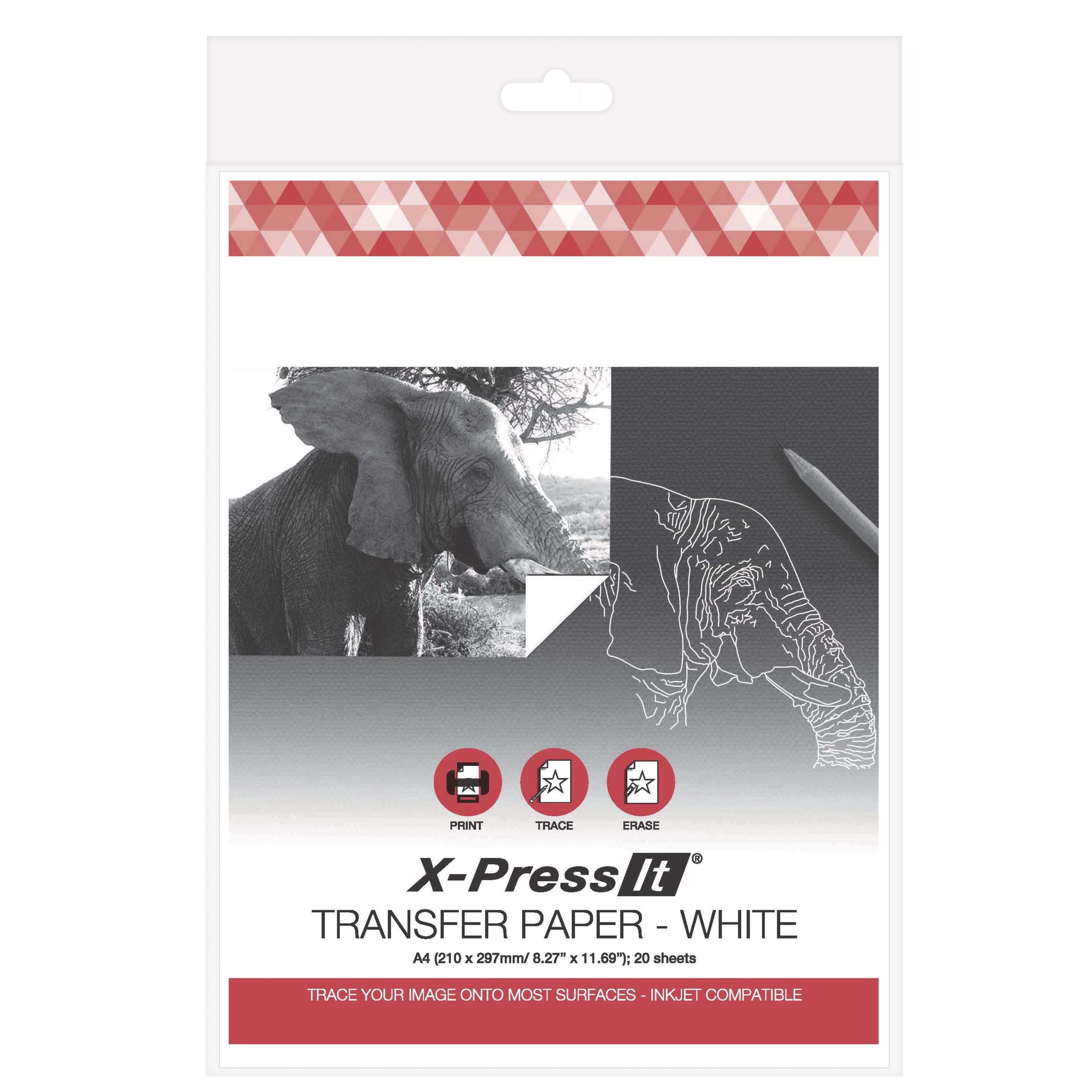 A4 Inkjet Iron On Transfers Paper / T Shirt Transfers - Light T ...