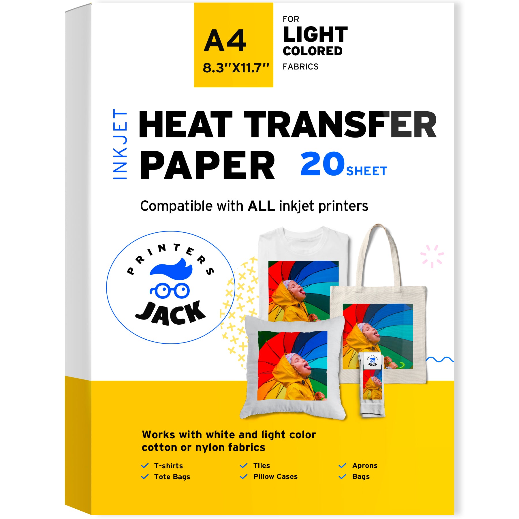 inkjet transfer paper not working