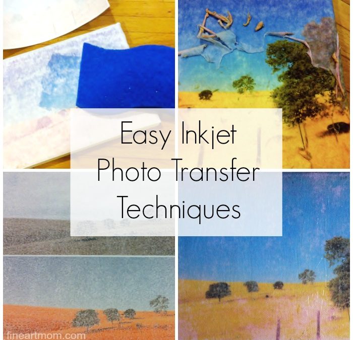 inkjet transfer paper to canvas