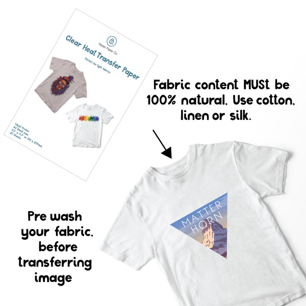 Hayes Paper Co® | Clear Heat Transfer Paper Instructions - Hayes ...