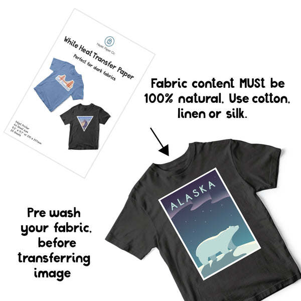 inkjet transfer paper washing instructions