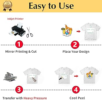 inkjet transfer paper washing instructions