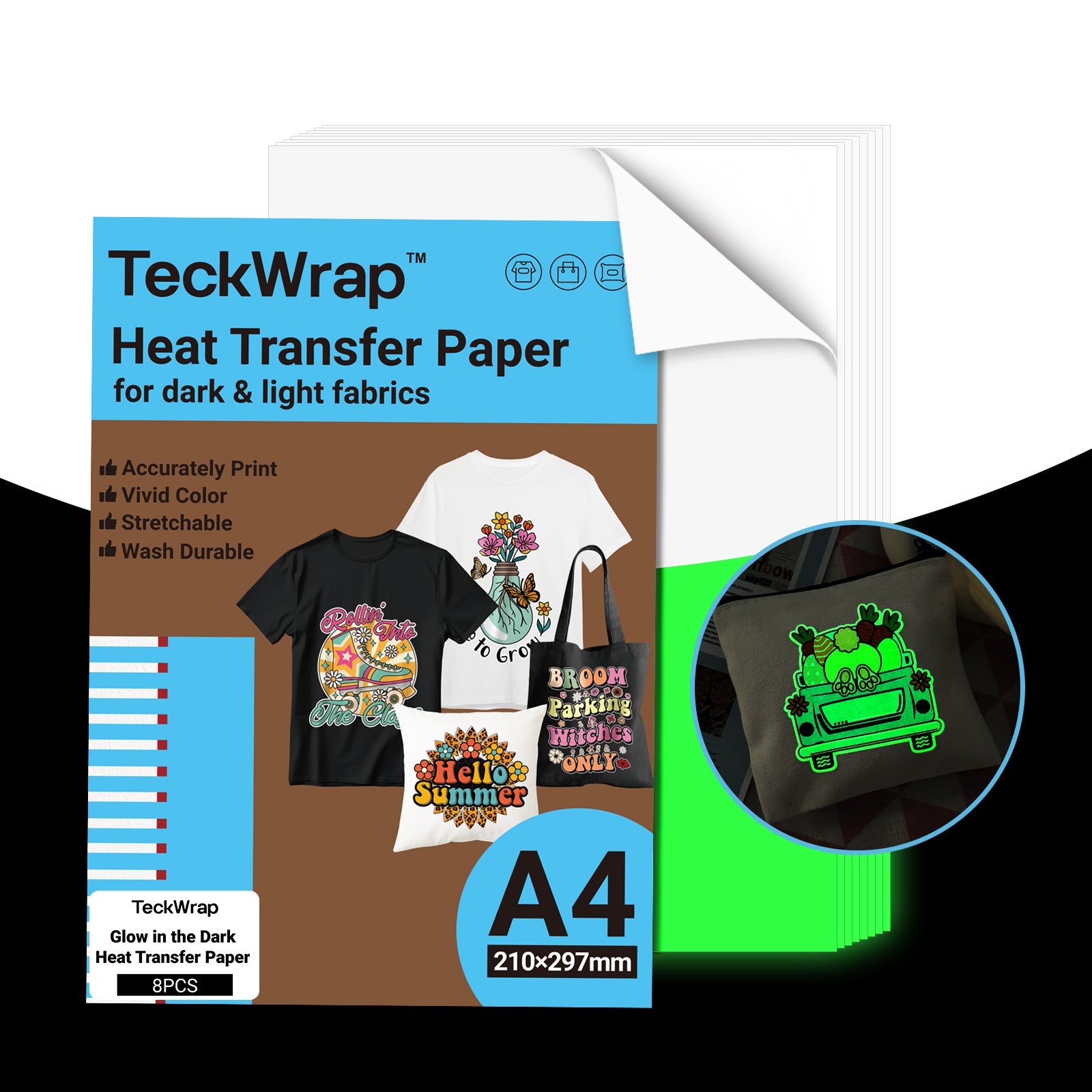 Stahls InkTra® Light Inkjet Transfer Paper
