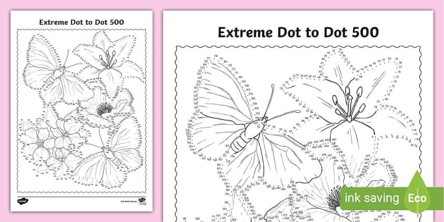 NEW * Complex Dot-To-Dot Activity Sheet - Maths - Twinkl