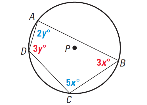 Inscribed Polygons in Circles Worksheet