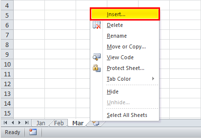 Insert New Worksheet in Excel (Methods) | How to Insert New Worksheet?