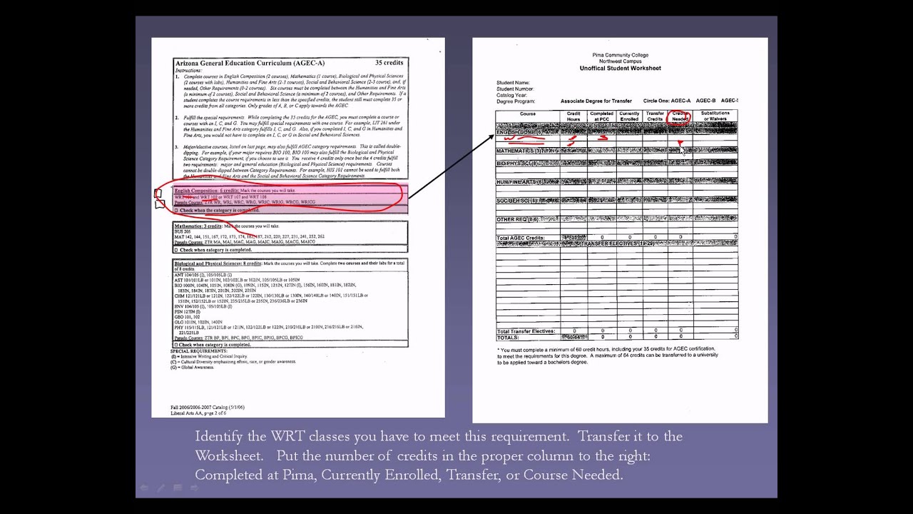 Filling Out Unofficial Worksheet - YouTube
