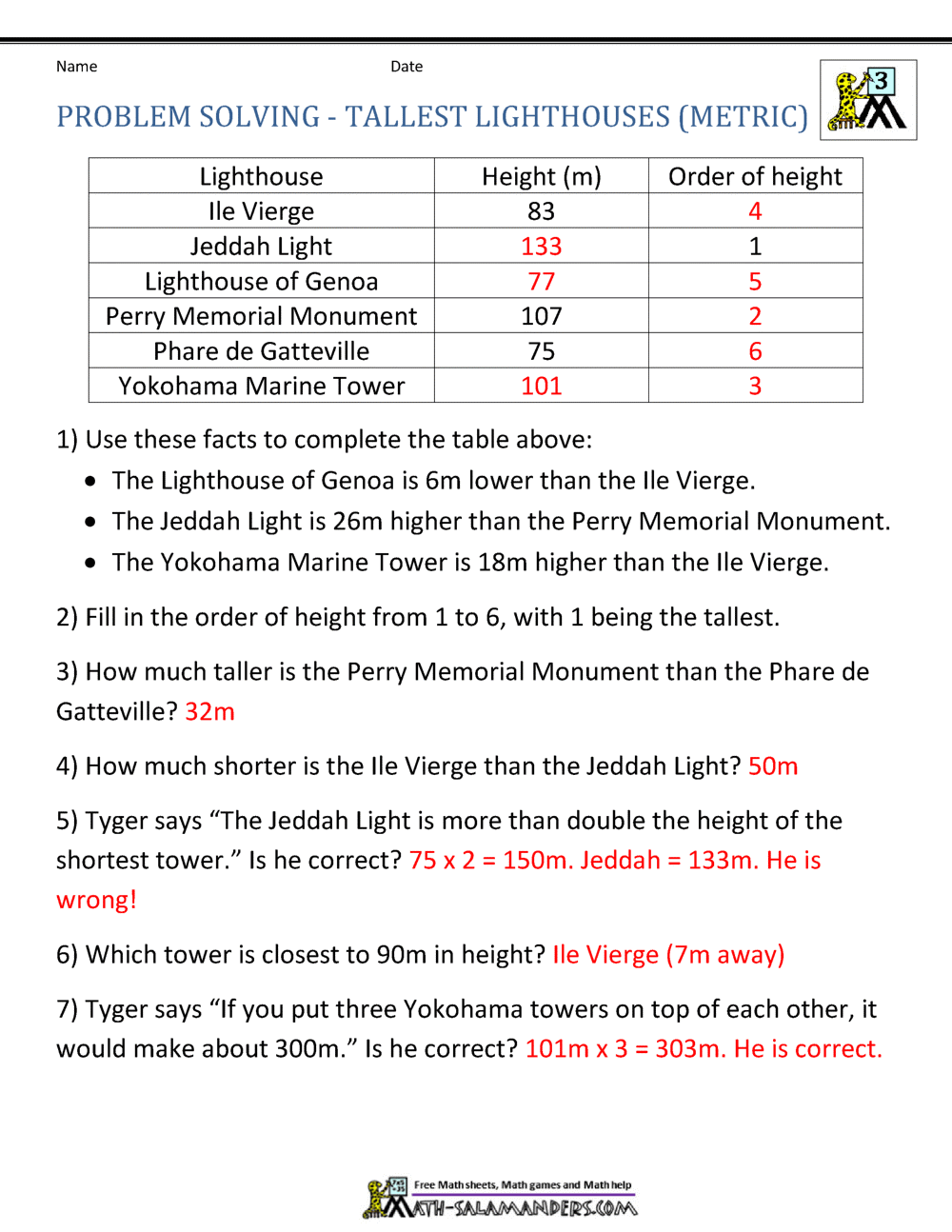 Math Word Problems for Kids