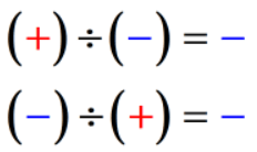 integers with different signs