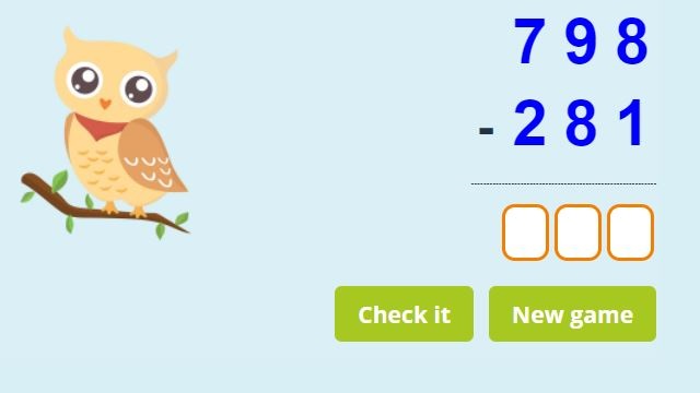 100+ Free Math Subtraction Games Online for Kids