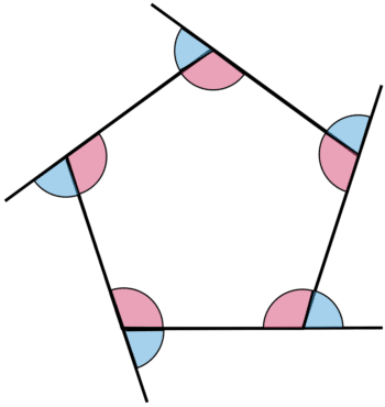 interior and exterior angles of polygons worksheet key