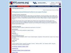 Internal and External Conflict Lesson Plans &  Worksheets