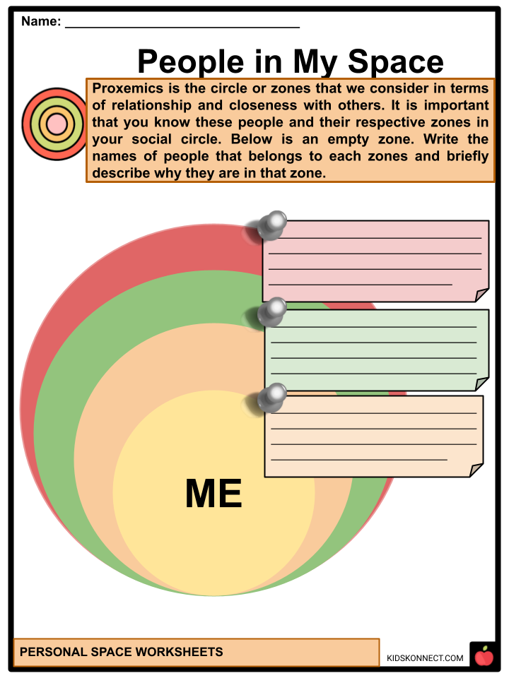 Personal Space Facts &  Worksheets For Kids | PDF Resource