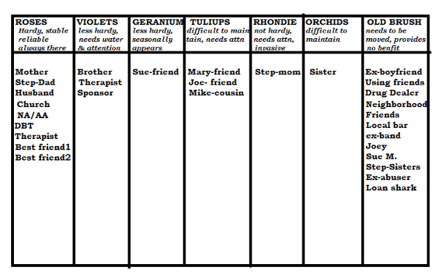 Interpersonal Effectiveness Skill: Boundary Garden