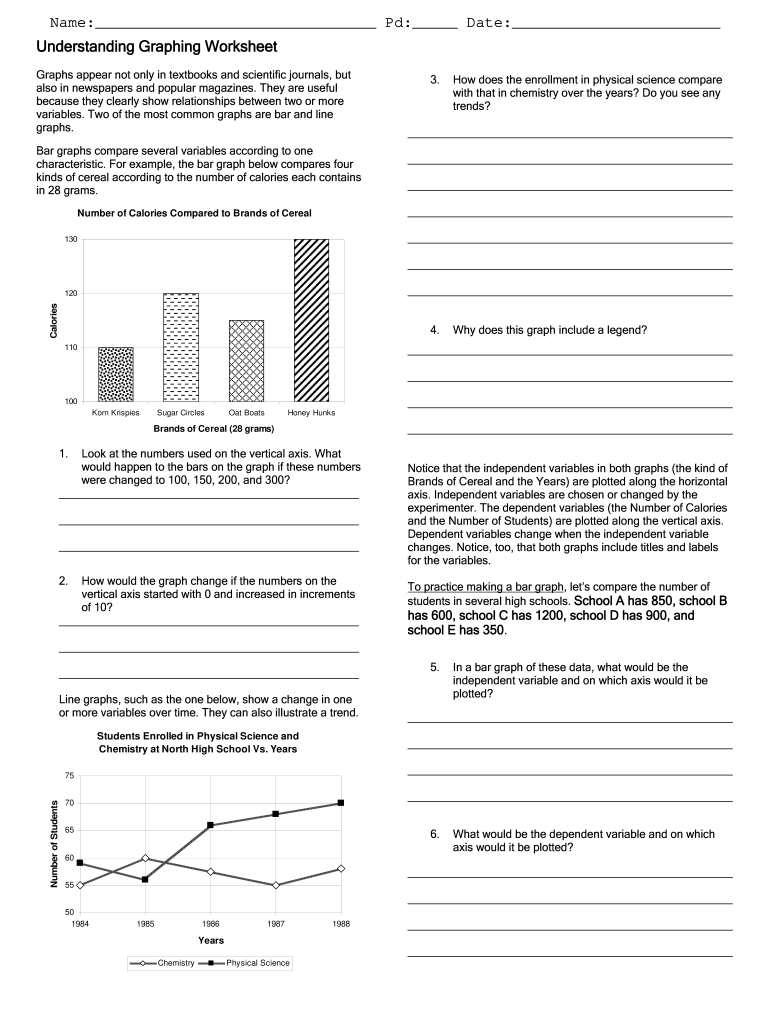 Understanding graphing worksheet answers: Fill out &  sign online ...