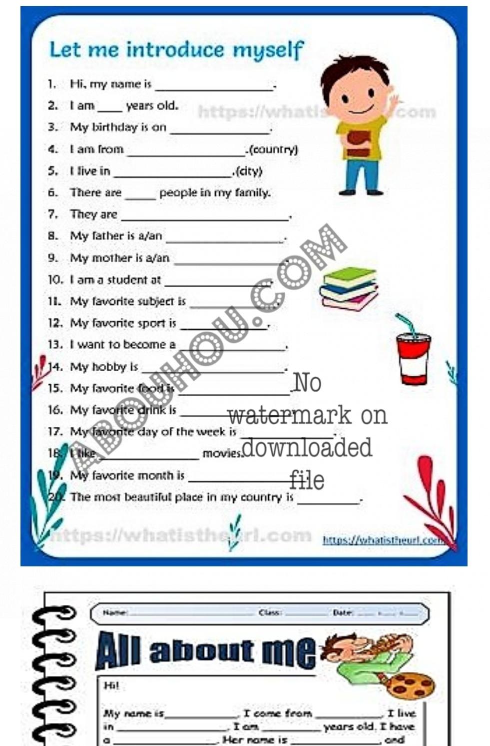 How To Write A Self Introduction For Students