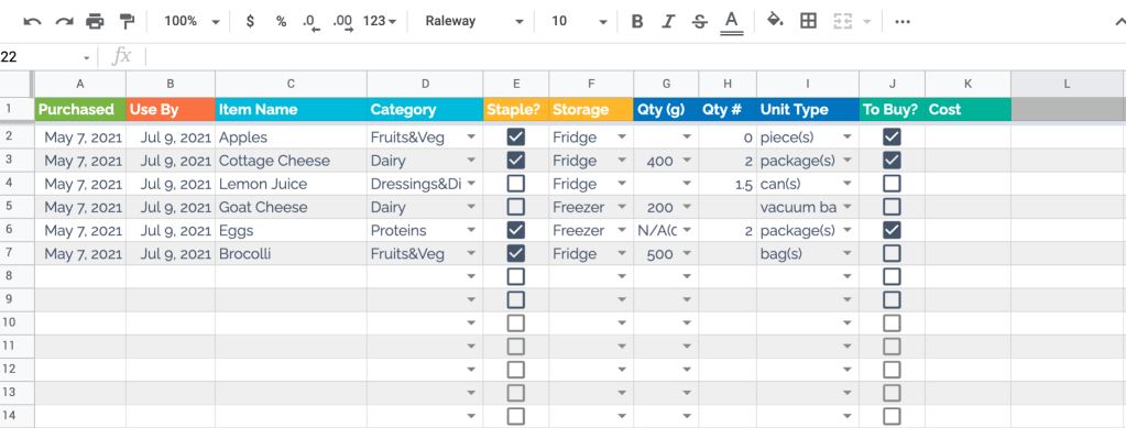 Google Sheets Inventory Template | Coupler.io Blog