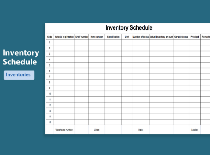 Inventory management template for Excel free download | WPS Office ...