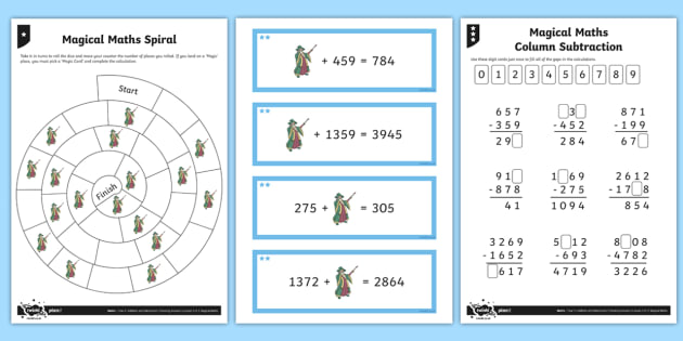 Inverse Operations Magic Maths Differentiated Worksheet ...