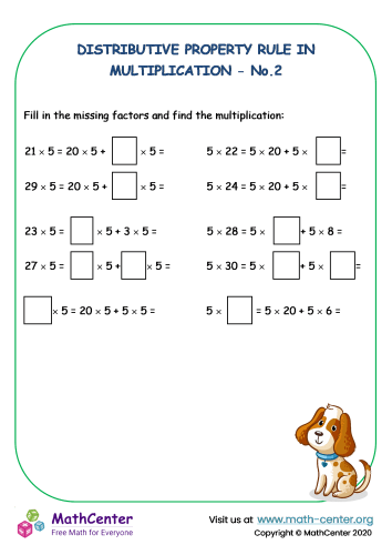 inverse property of multiplication worksheet