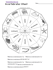 Vertebrates and Invertebrates Worksheets