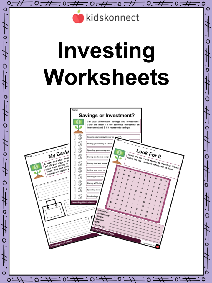 Investing Facts &  Worksheets For Kids | What is it? How does it work?