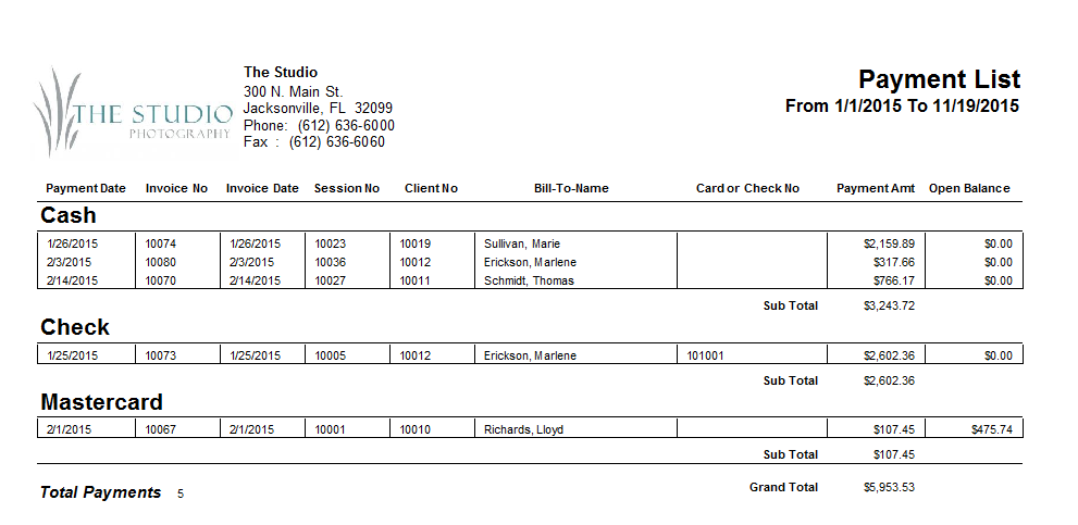 invoice print_report balance payment