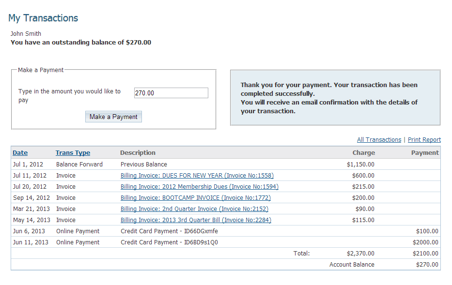 invoice print_report balance payment