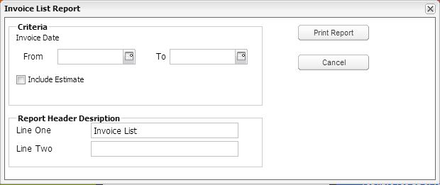 myStratus WEB | Invoice List