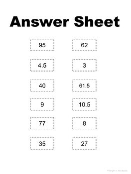 Interquartile Range (IQR) Worksheet - Engaging Cut-and-Glue - 7.SP ...
