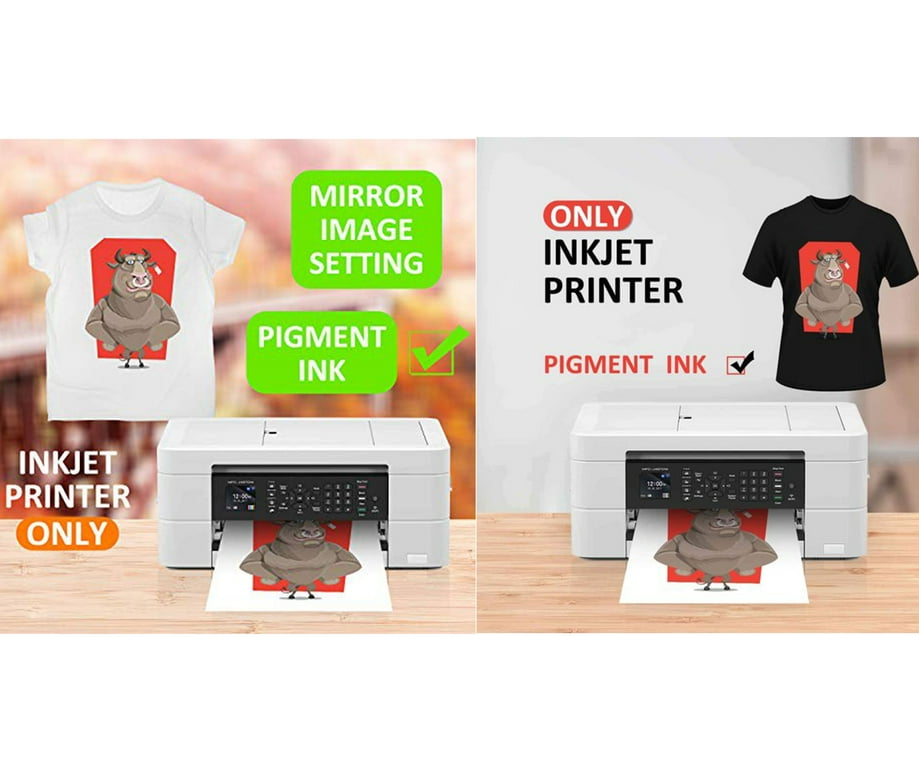 iron on transfer paper inkjet or laser