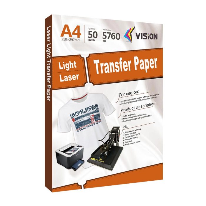 Gold Seal Inkjet Iron-On Transfer Paper For Light Fabrics – 8.5x11, 2 Sheets