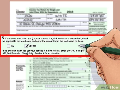 irs 1040ez worksheet