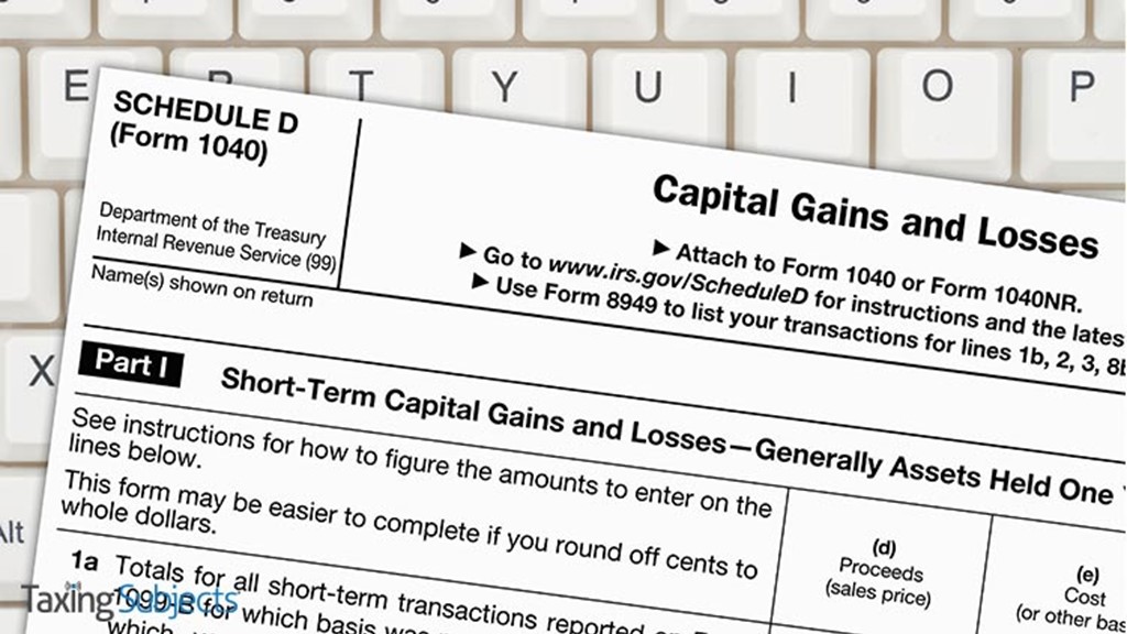 irs capital gains tax worksheet