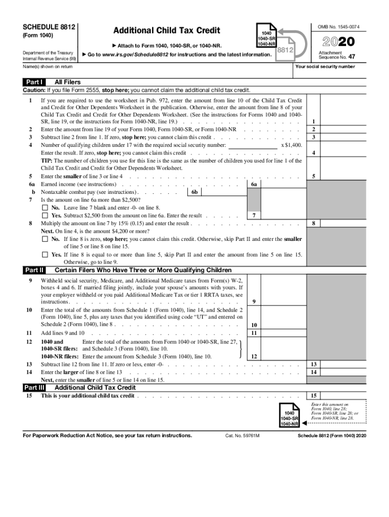 irs child tax credit worksheet