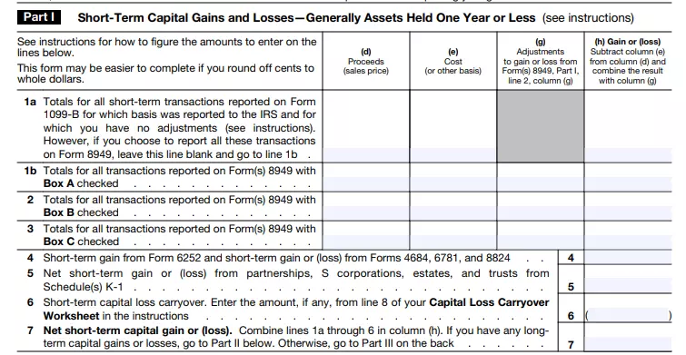 IRS Schedule D Form 1040 or 1040-SR ≡ Fill Out Printable PDF Forms
