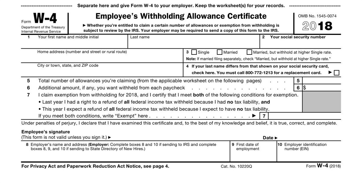 IRS RELEASES NEW FORM W-4 AND ONLINE WITHHOLDING CALCULATOR ...