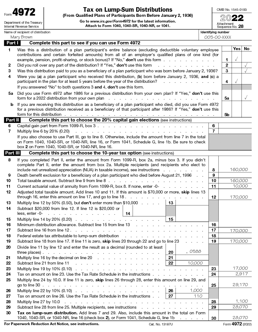 Publication 575 (2023), Pension and Annuity Income | Internal ...