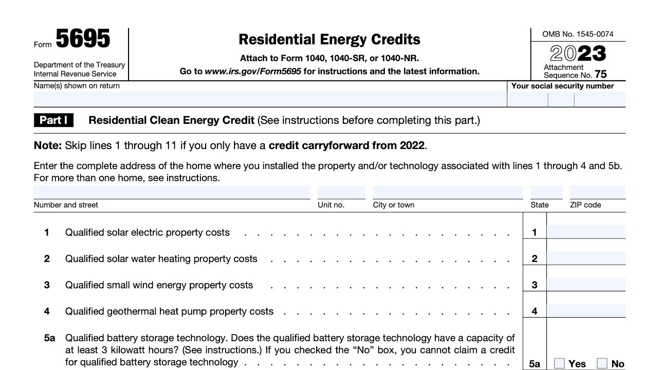 Residential Clean Energy Credit Limit Worksheet walkthrough (IRS ...
