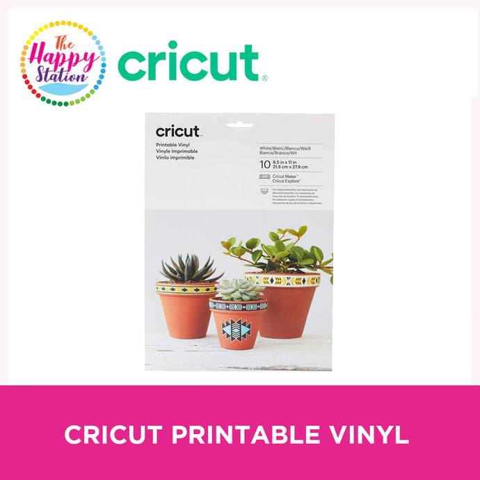 is cricut printable vinyl adhesive