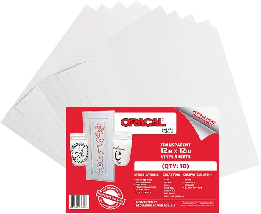 is cricut printable vinyl permanent